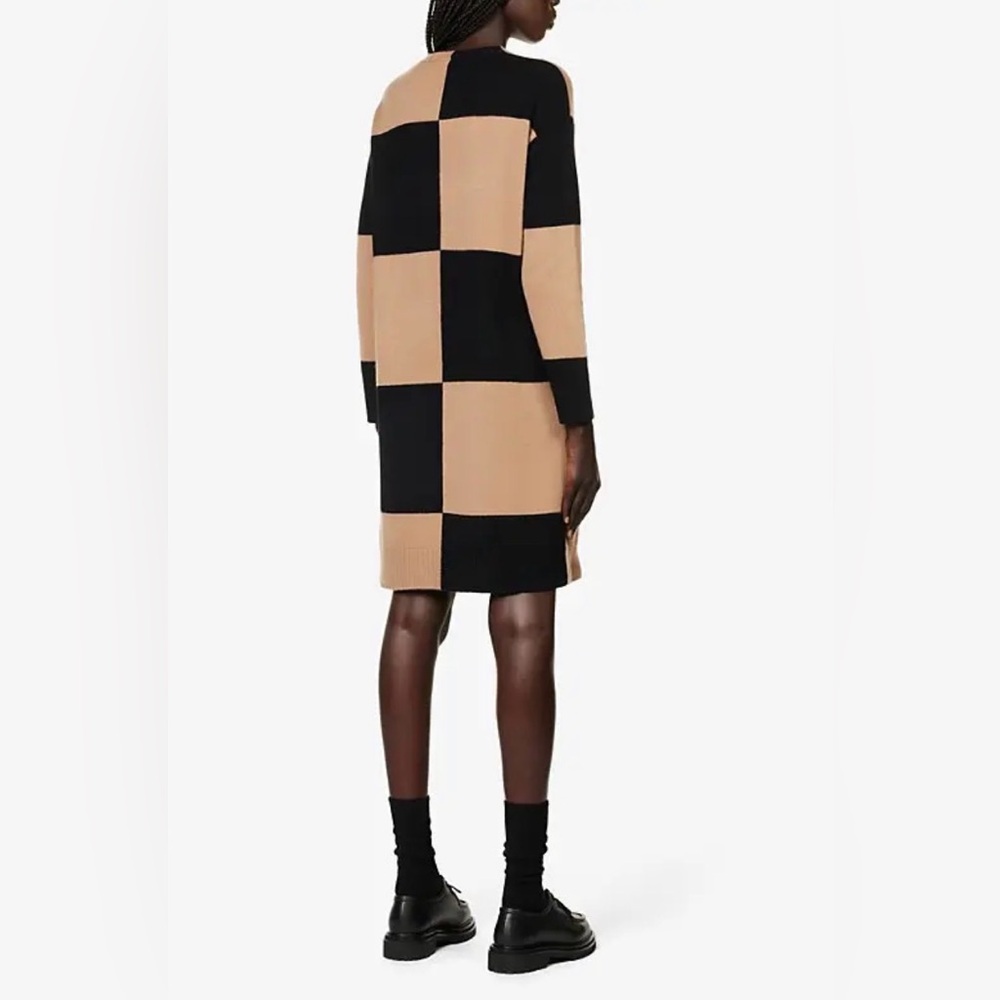 MAX MARA Patchwork Wool Cashmere Blend Knitted Ju… - image 4